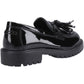 Hush Puppies Abigail Patent Leather Black Loafers
