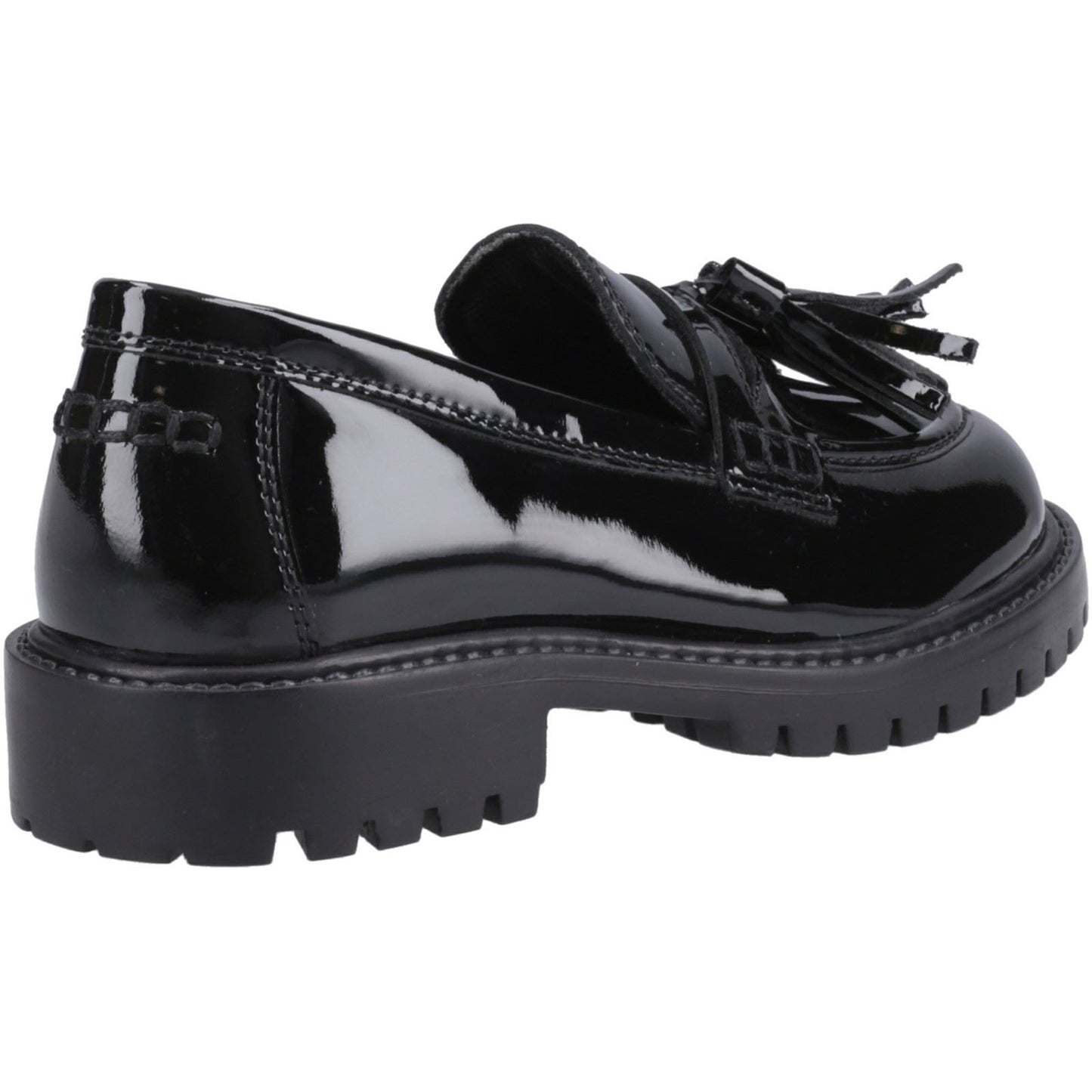 Hush Puppies Abigail Patent Leather Black Loafers