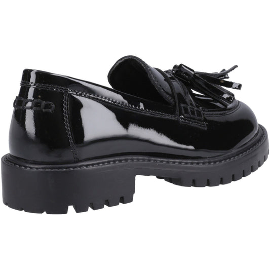 Hush Puppies Abigail Patent Leather Black Loafers