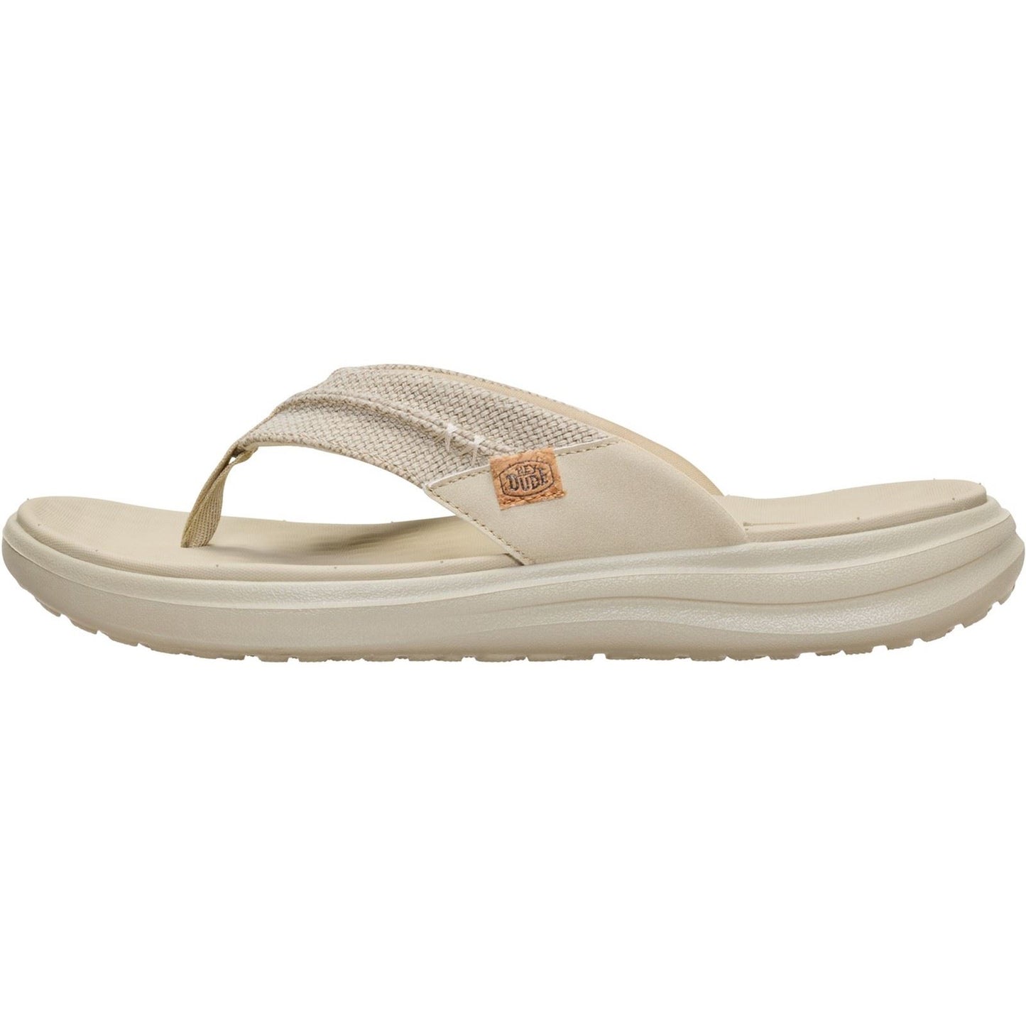 HEYDUDE Finn Flip Polyester Men's Tan Sandals
