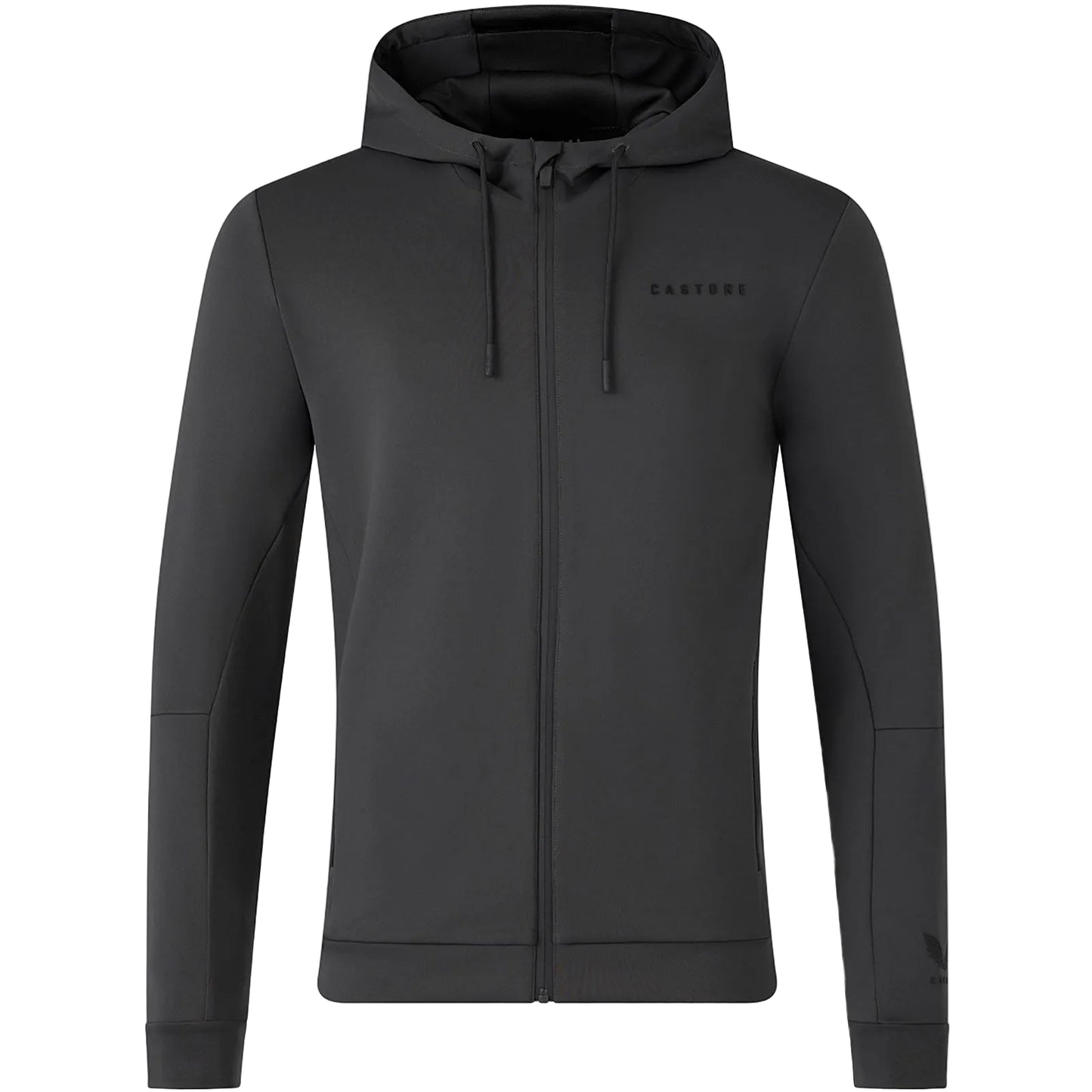 Castore Flex Full Zip Men's Grey Hooded Sweatshirt