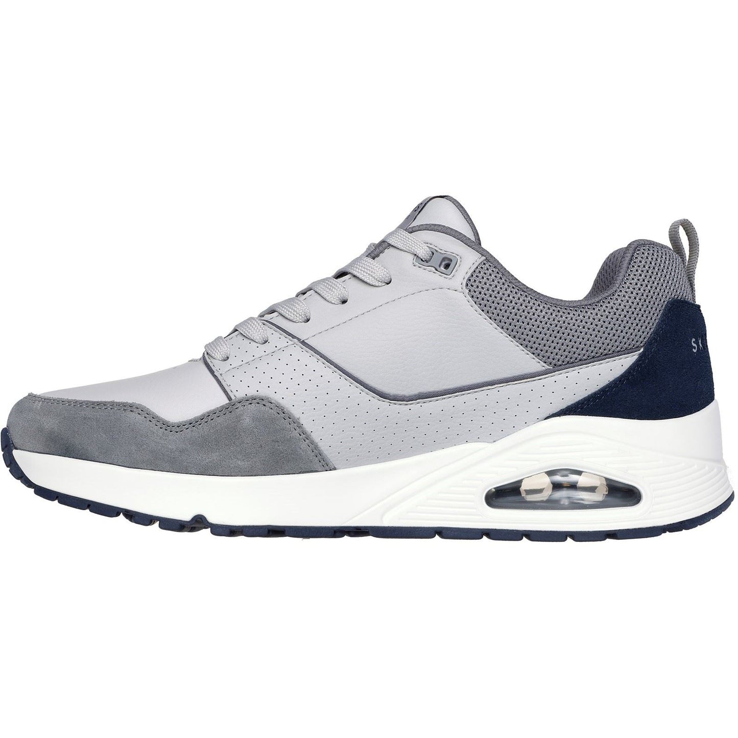 Skechers Men's Uno - Retro One Trainer in Grey