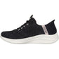 Skechers Women's Ultra Flex 3.0 Easy Step Shoes in Black/Pink