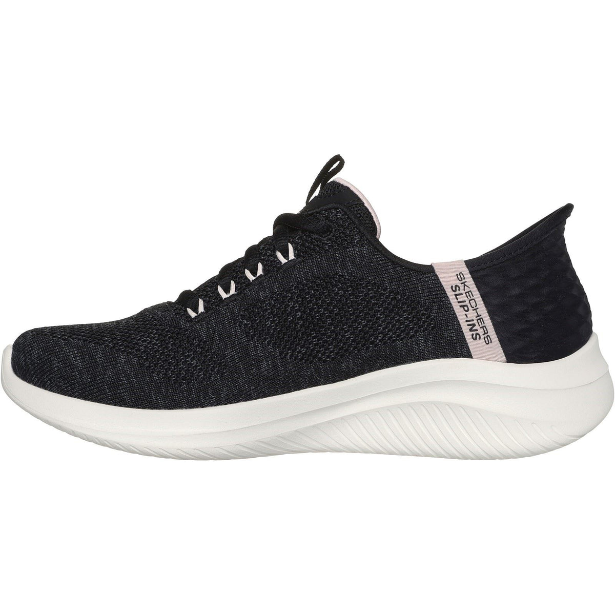 Skechers Women's Ultra Flex 3.0 Easy Step Shoes in Black/Pink