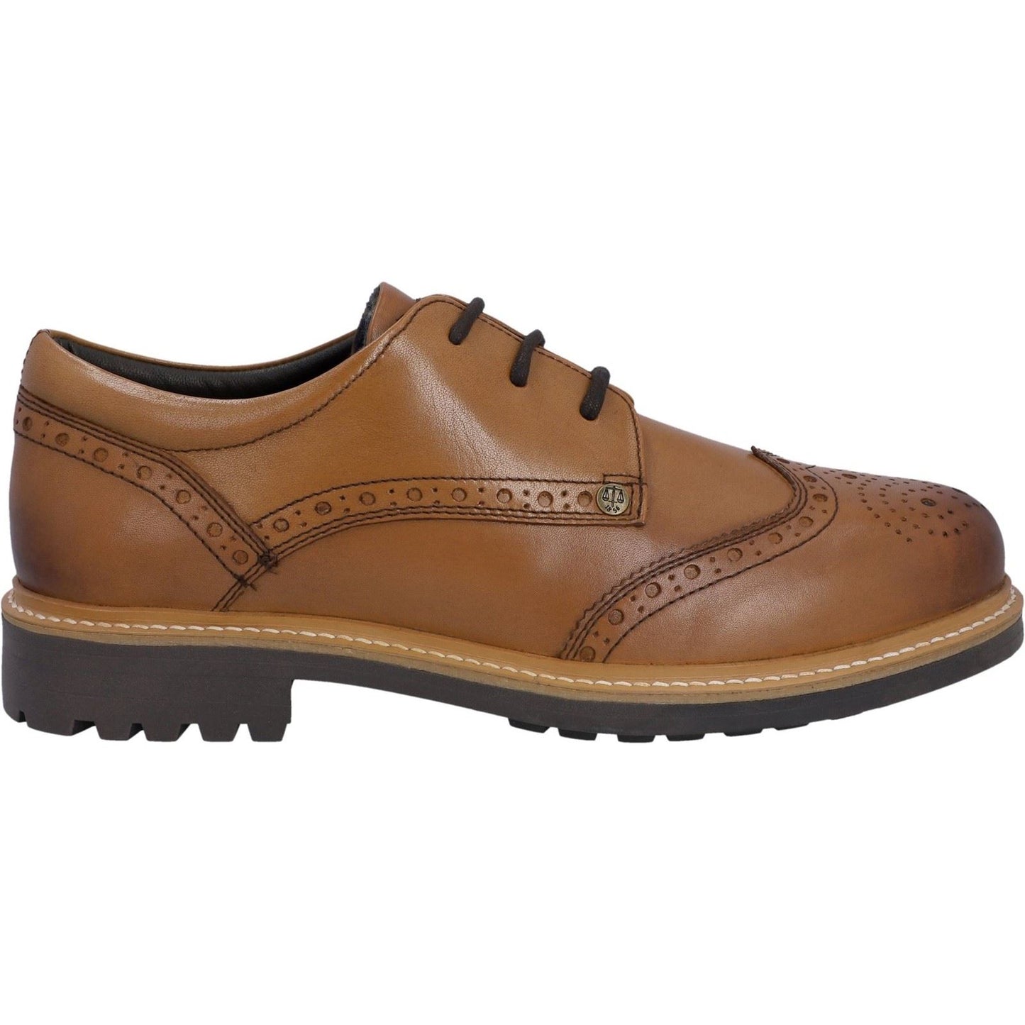 Hunter Men's Cawdor Brogue Gibson in Tan