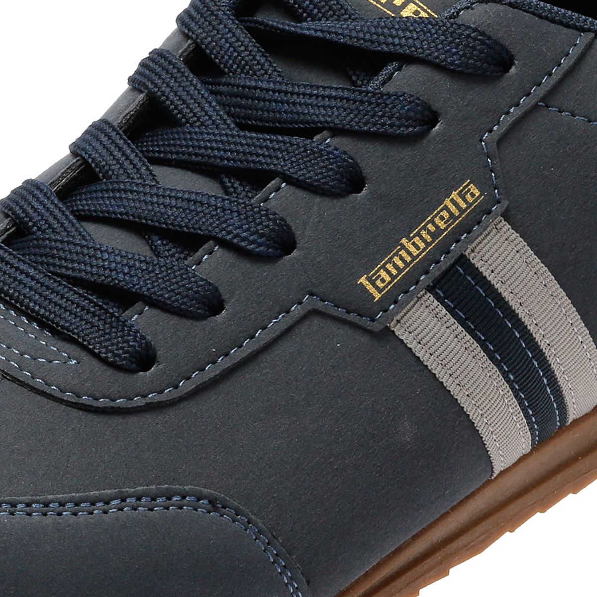 Lambretta Tackle Men's Navy/Charcoal Trainers