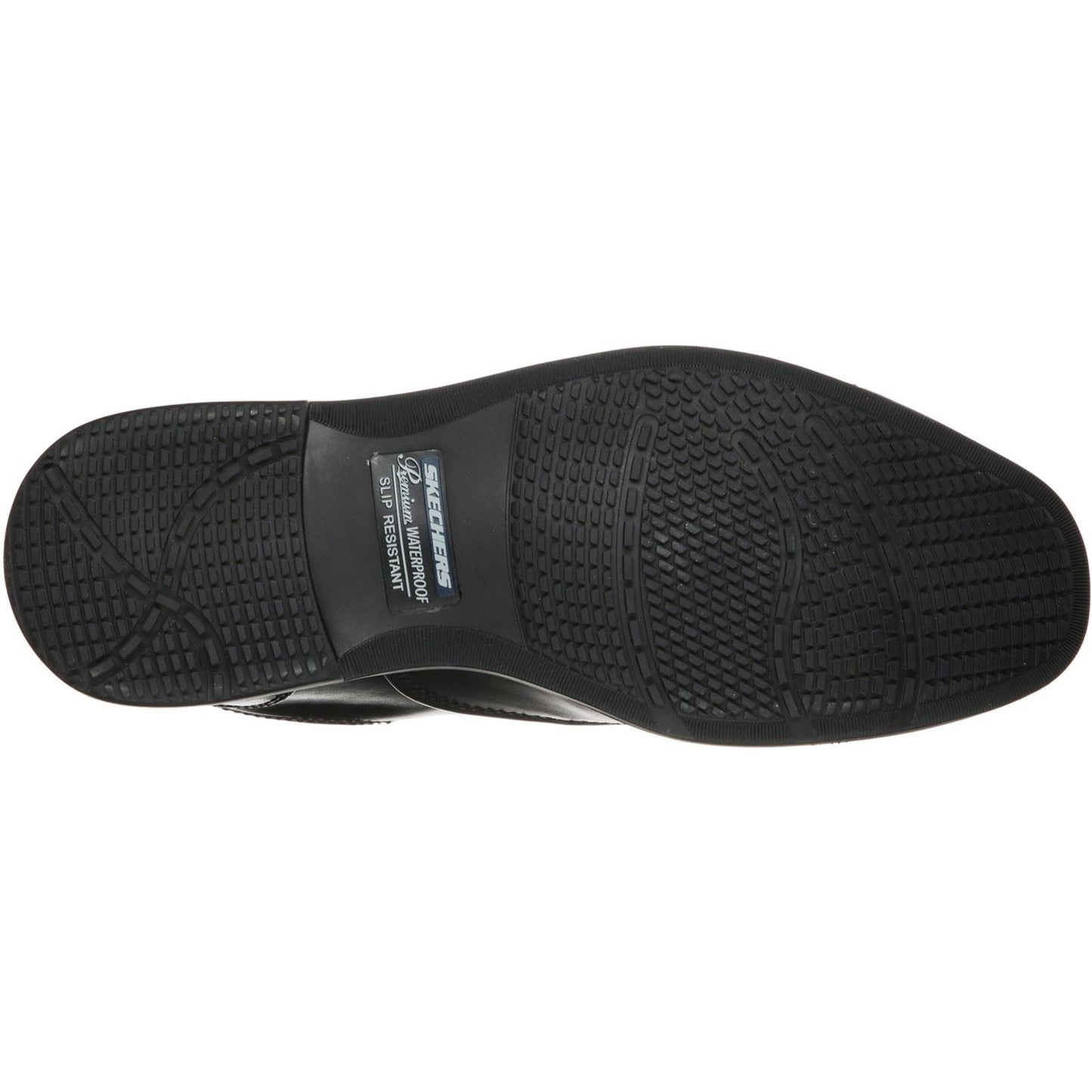 Skechers Dreston Rasmiss Leather Men's Black Standard Lace-Up Shoes
