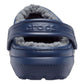 Crocs Unisex Classic Lined Clog in Navy/Charcoal