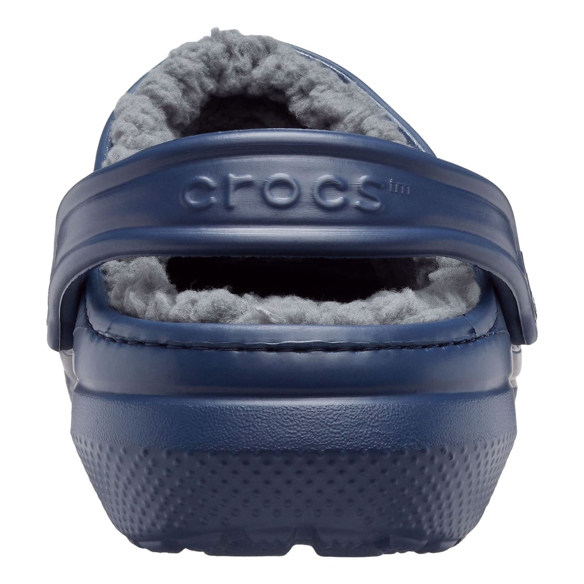Crocs Unisex Classic Lined Clog in Navy/Charcoal