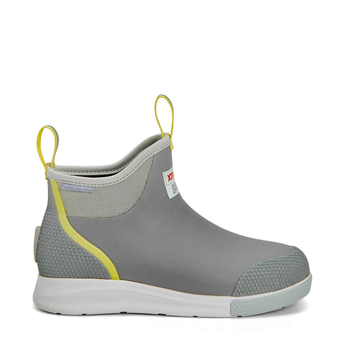 Xtratuf Women's Ankle Deck Boot Sport in Grey/Yellow