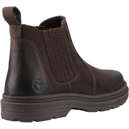 Cotswold Bisley Leather Men's Brown Ankle Boots