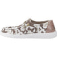 HEYDUDE Women's Wendy Disco Cow Shoes in Tan