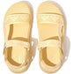 Fitflop Surff Back Strap Polyester/Leather Women's Mellow Yellow Wide Sandals