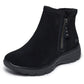 Skechers Easy Going Urban Zip Leather Women's Black Boots