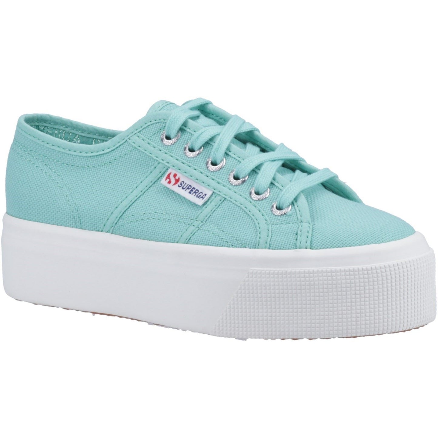 Superga Women's 2790 LINEA UP AND DOWN TRAINER in Green Water
