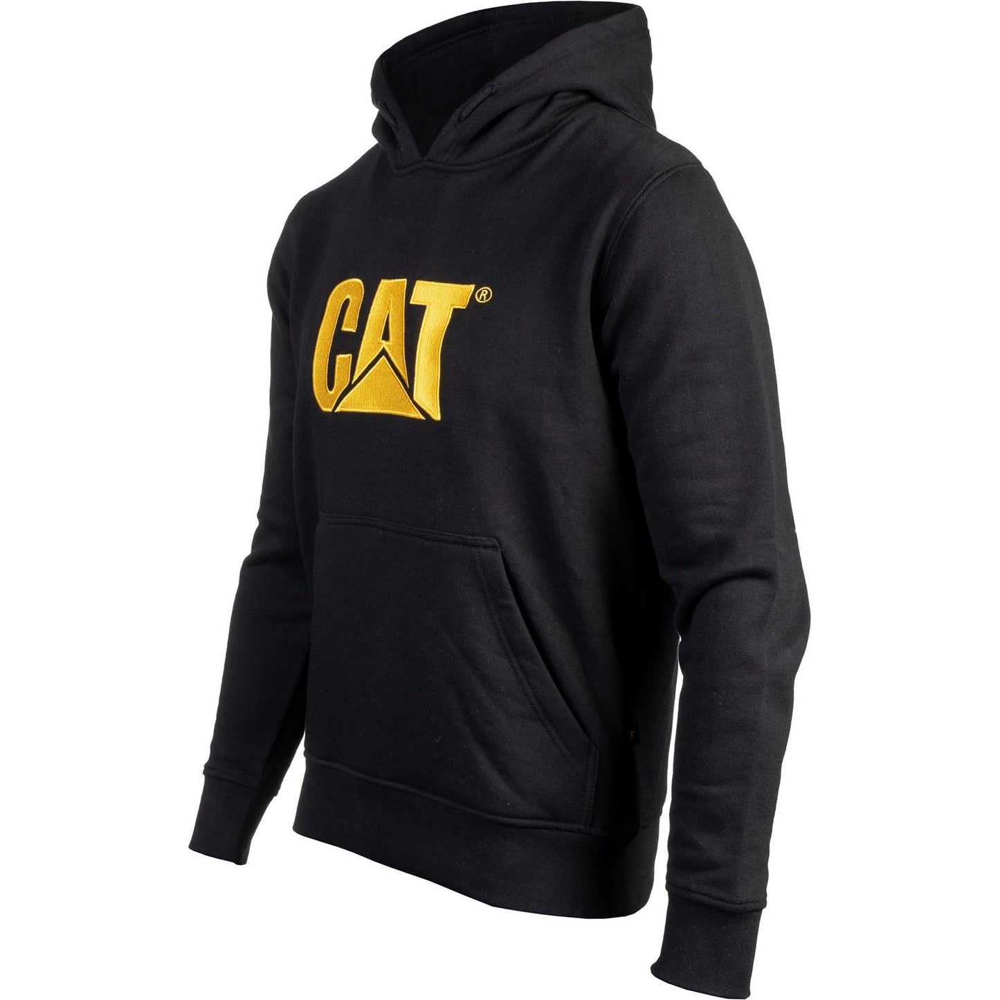 Caterpillar Men's Trademark Hooded Sweatshirt in Black