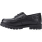 Hush Puppies Lucy Leather Youth Black Shoes