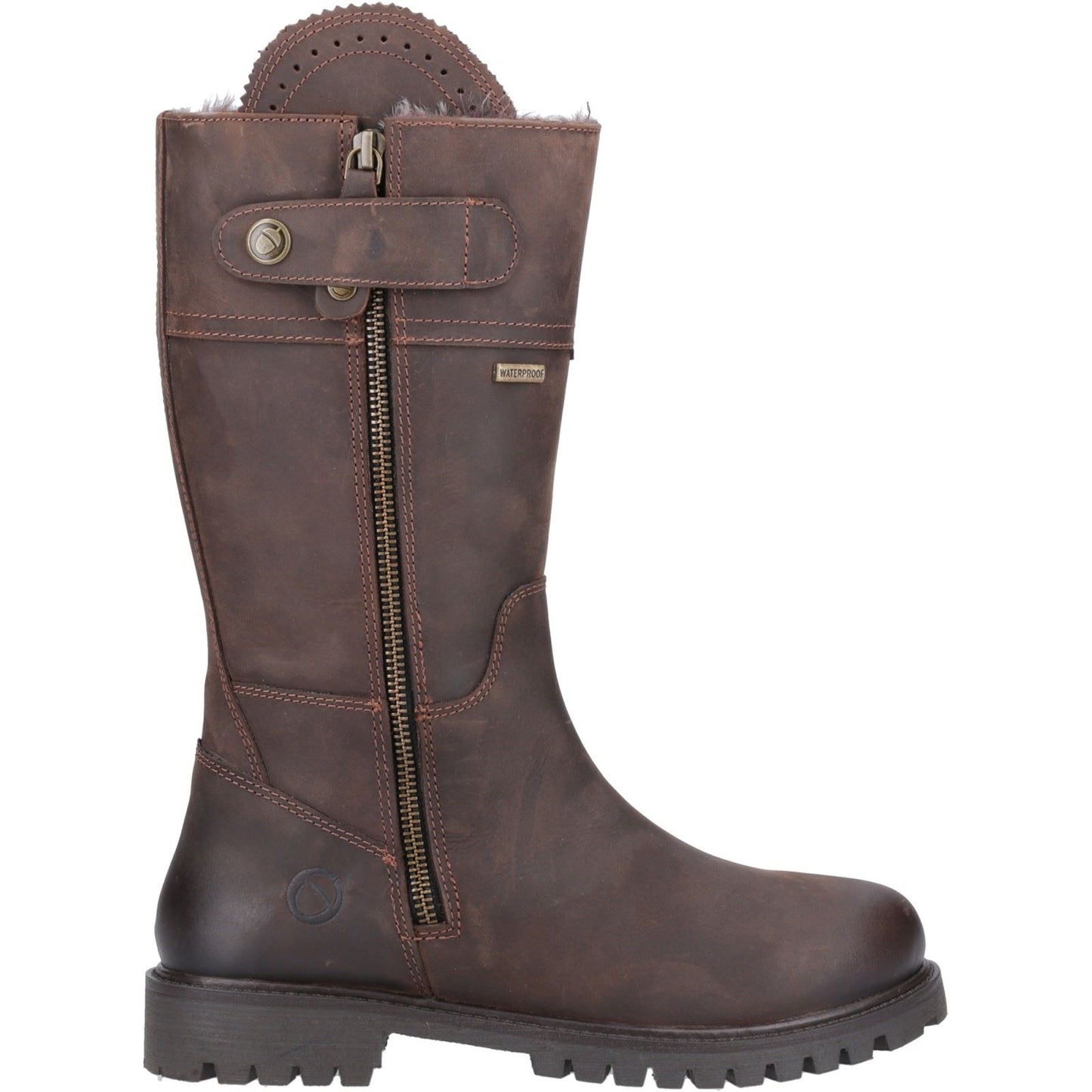 Cotswold Bushcombe Leather Women's Brown Boots