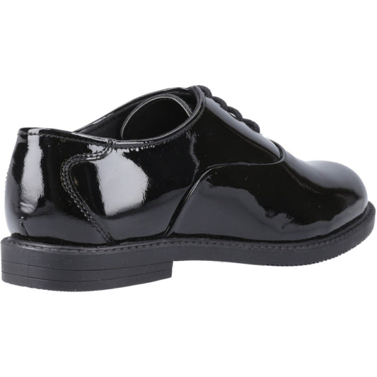 Hush Puppies Nellie Patent Leather Black Oxford Shoes