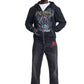 Ed Hardy Serpent Skull Graphic Washed Men's Black Jeans