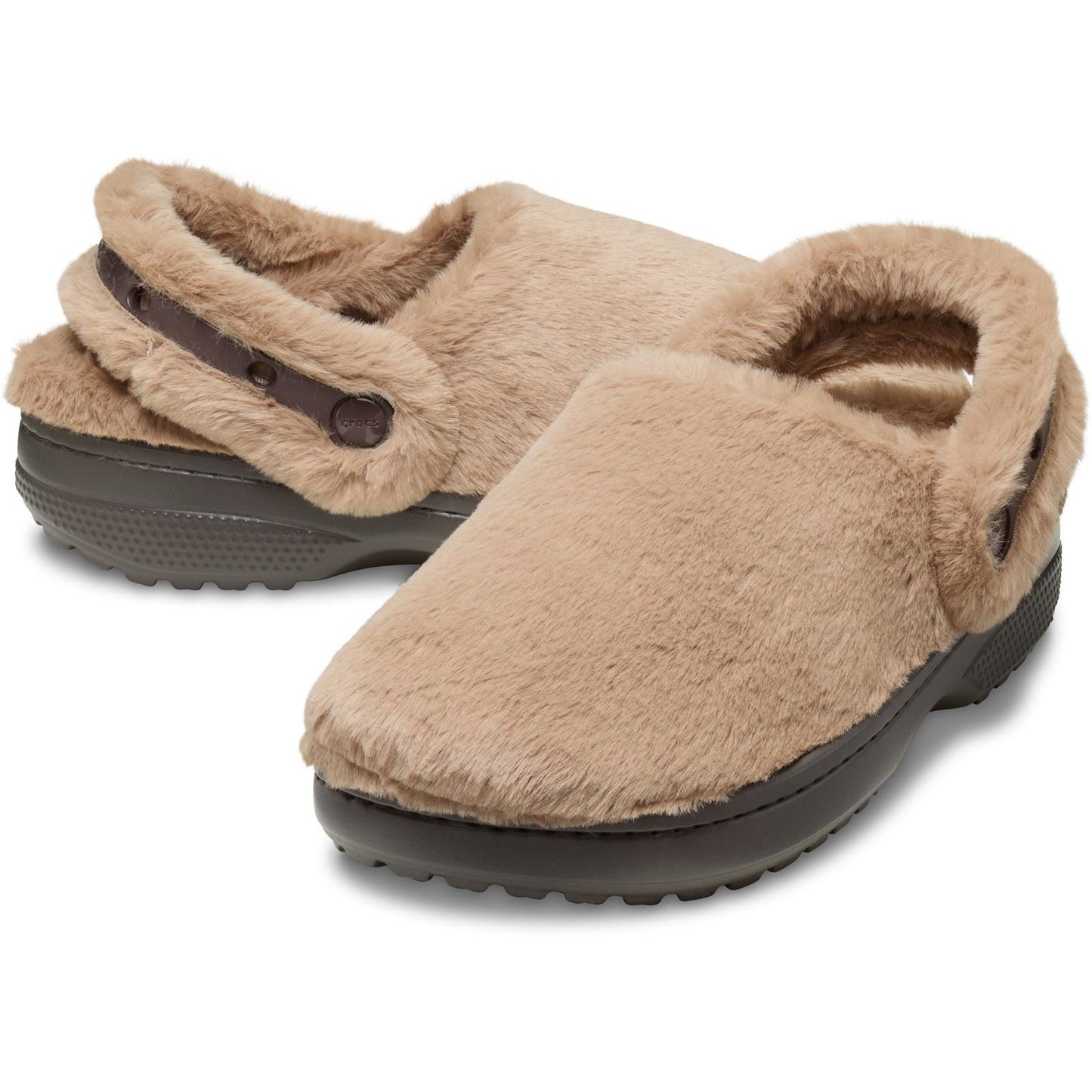 Crocs Classic Unfurgettable Polyester Women's Tan Clogs