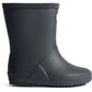Hunter Kids First Insulated Boot Rubber Kid's Hunter Navy Wellington Boots