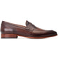 Base London Men's Bruno Penny Loafer in Burnt Brown