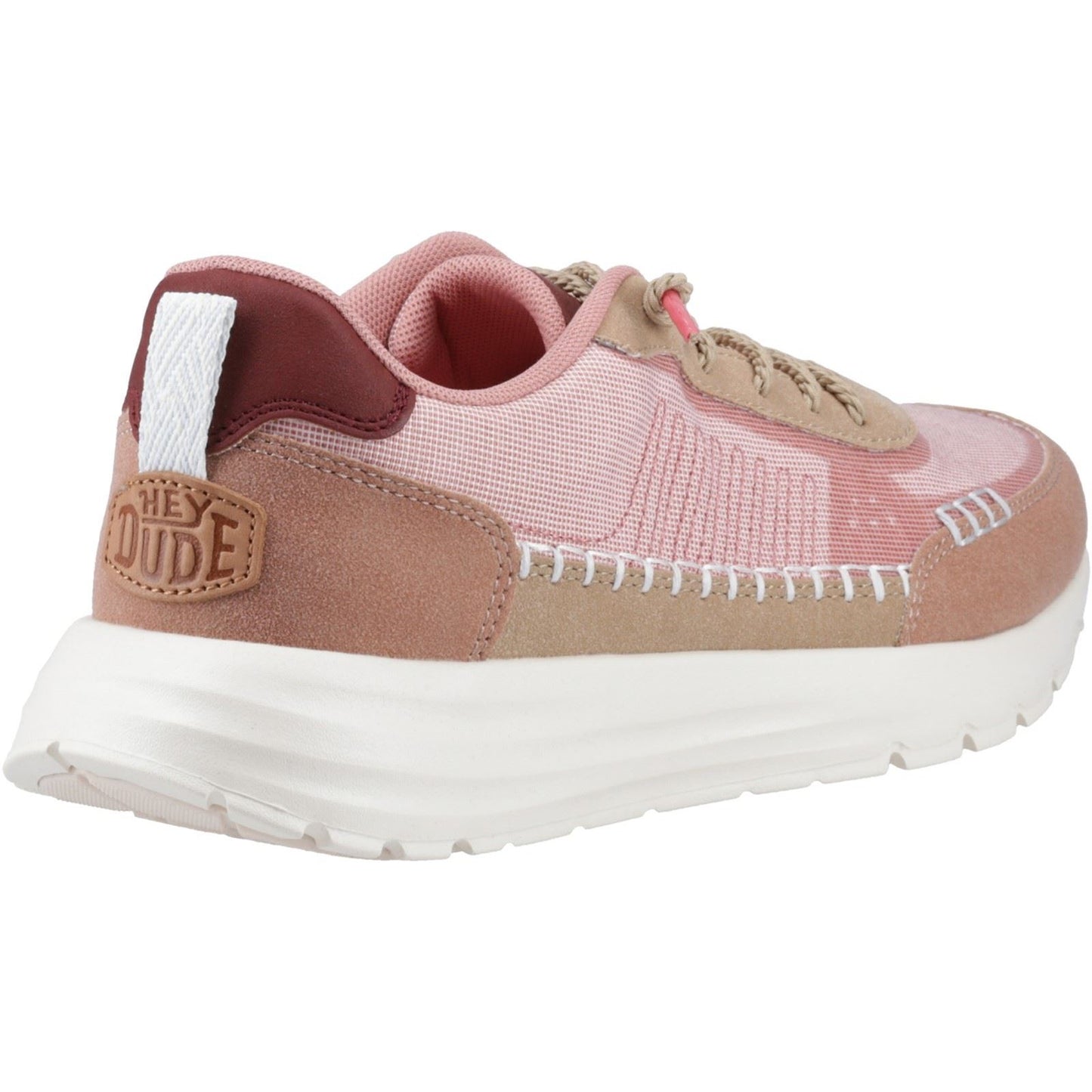 HEYDUDE Sirocco Alta Boho Polyester Blend Women's Rose Pink Trainers