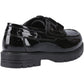 Hush Puppies Lucy Patent Leather Youth Black Shoes