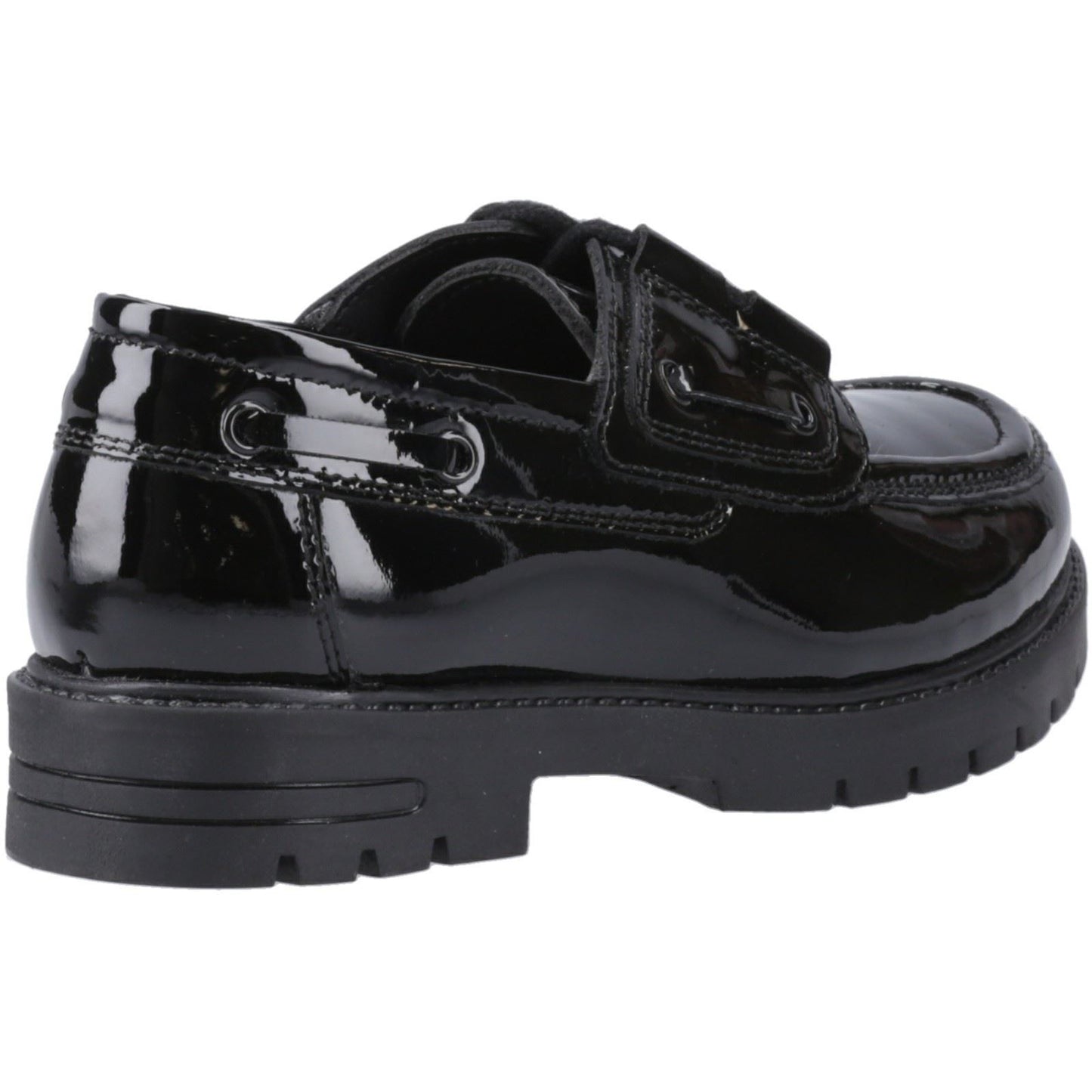 Hush Puppies Lucy Patent Leather Youth Black Shoes