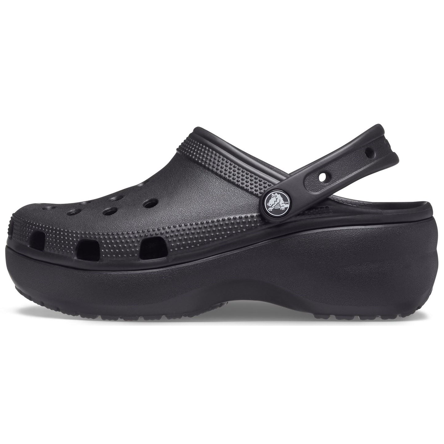 Crocs Women's Classic Platform Clog in Black