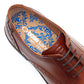 Base London Eton Lace Up Leather Men's Burnt Tan Lace-Up Shoes
