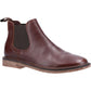 Hush Puppies Men's Shaun Leather Chelsea Boot in Brown