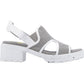 Rocket Dog Women's Lilly Sandal in Grey/White