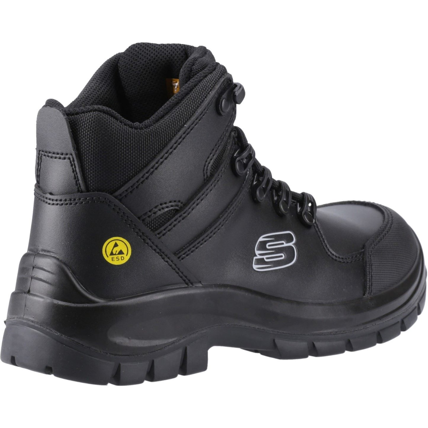 Skechers Workwear Trophus Kilram Leather Men's Black Safety Boots