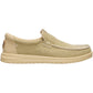 HEYDUDE Mikka Braided Textile Men's Olive Grey/Boulder Tan Loafers