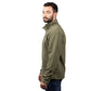 Caterpillar Men's Cat Microfleece Quarter Zip in Chive