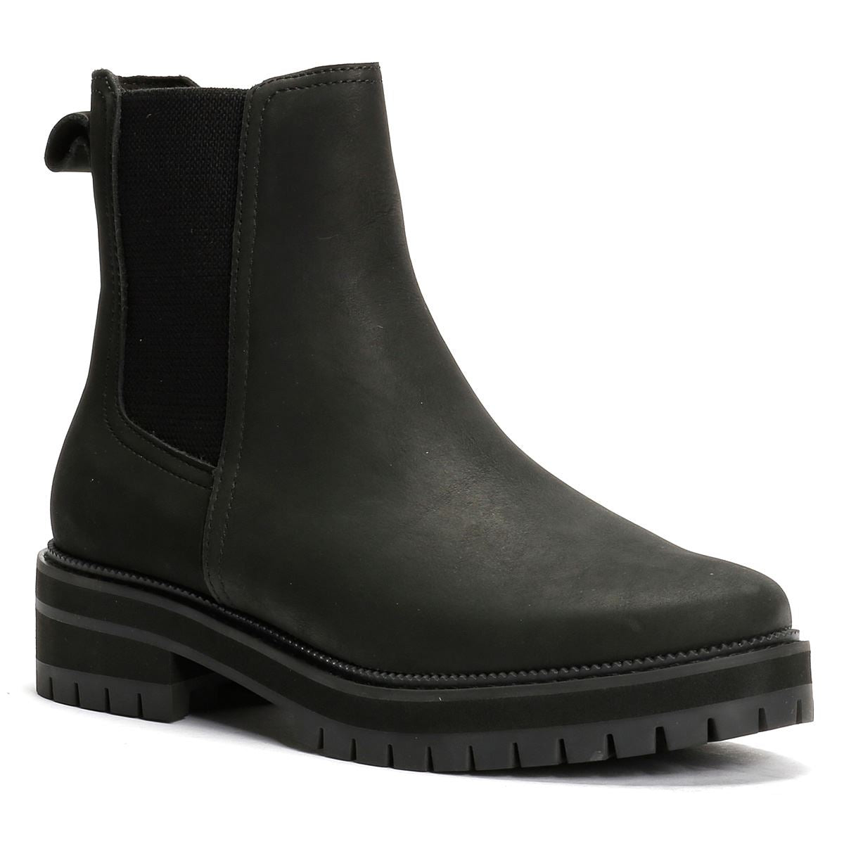 TOMS Bennet Leather Women's Black Boots