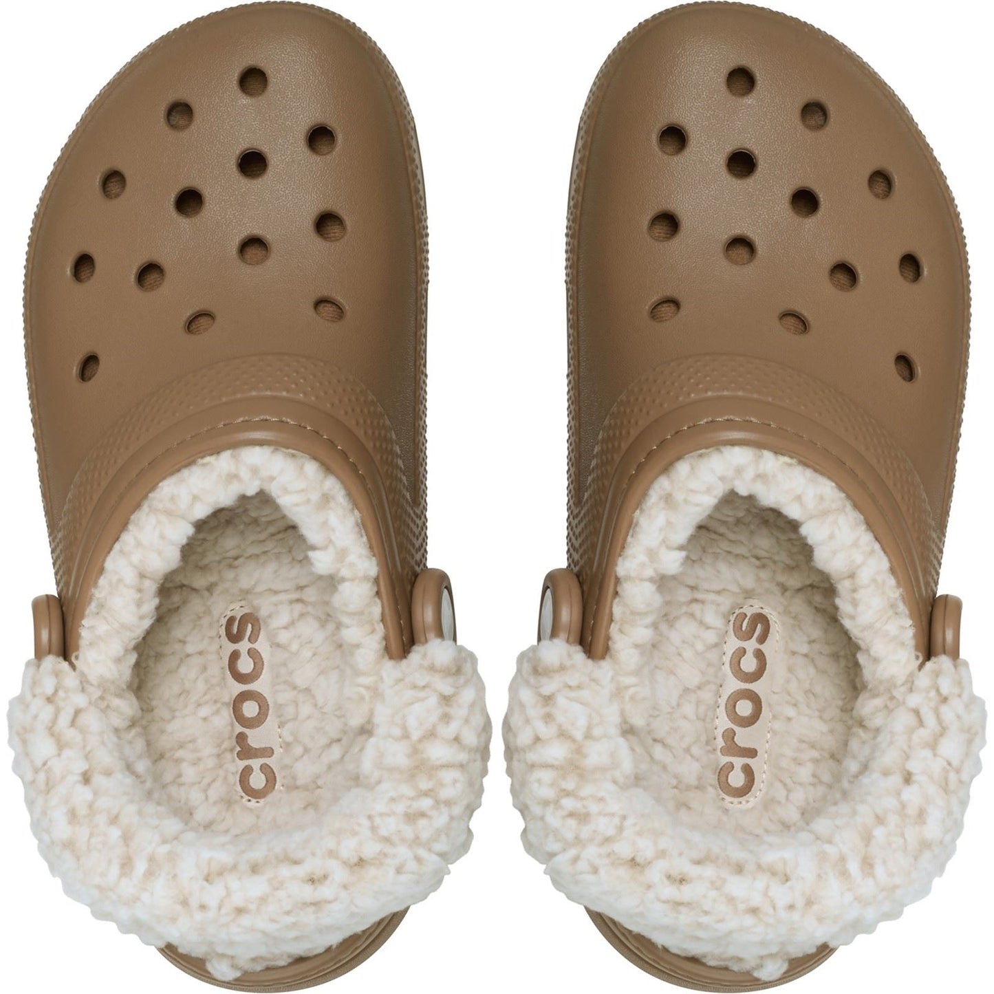 Crocs Classic Fleece Lined Thermoplastic Men's Sepia Clogs