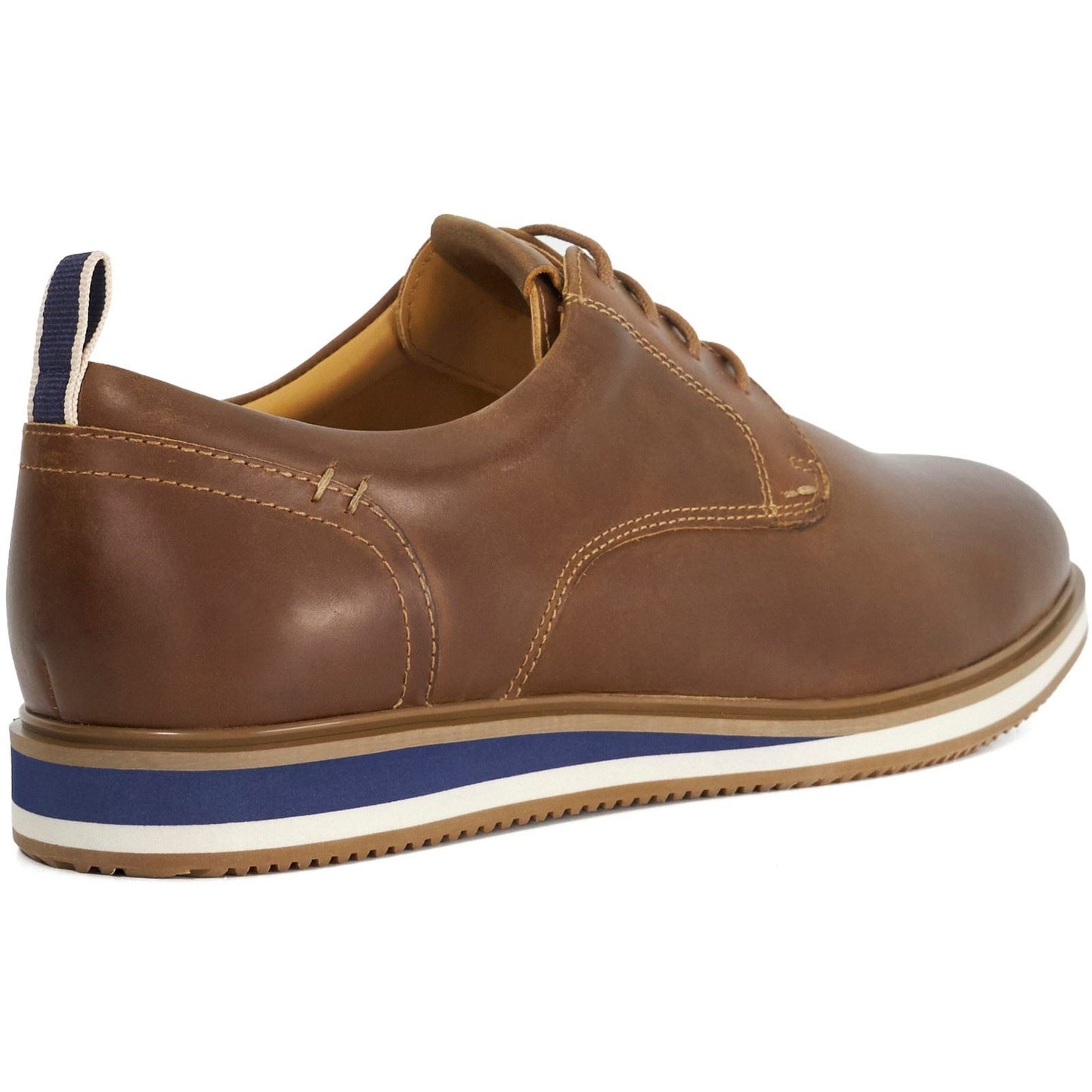 Dune Blaksley Leather Men's Brown Lace-Up Shoes