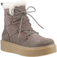 Hush Puppies Bronte Suede Women's Taupe Winter Mid Calf Boots