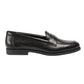 Pod Islay Leather Youth Black Loafers