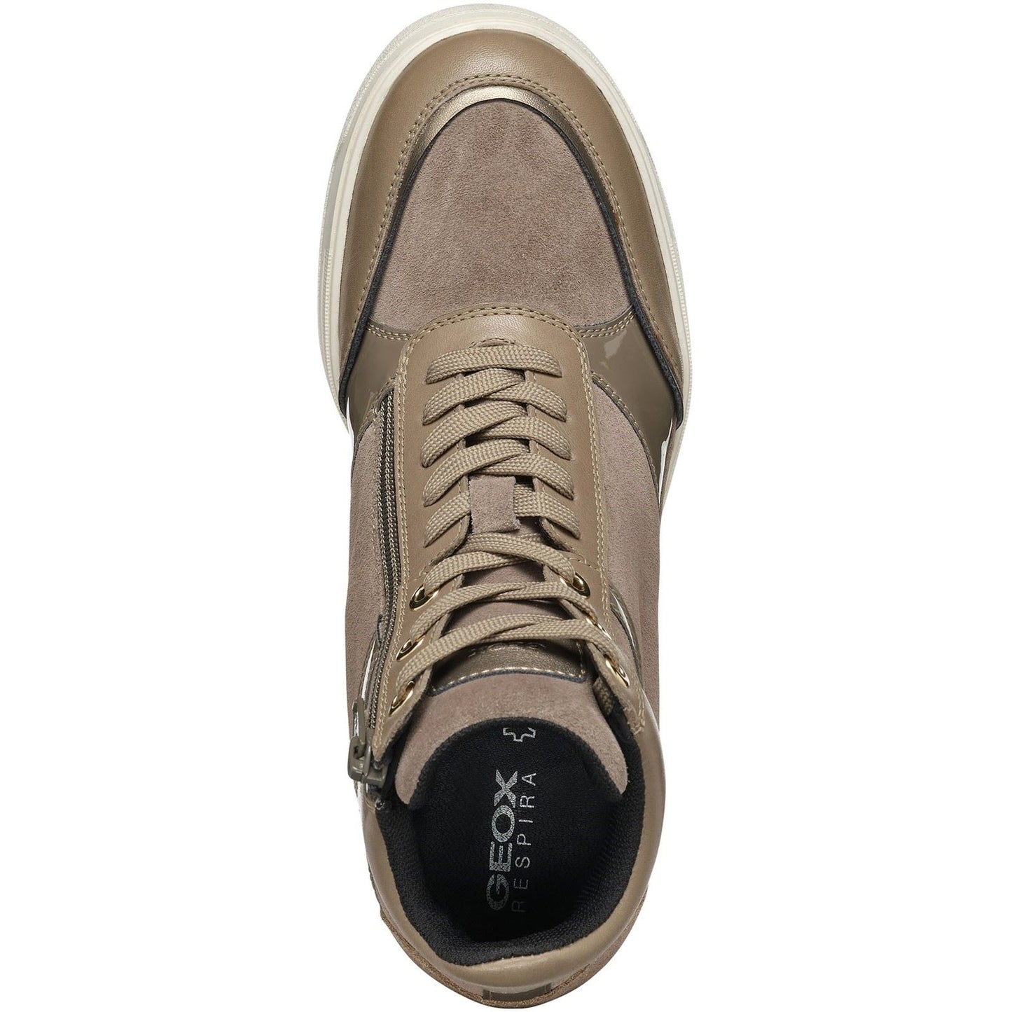 Geox Women's D MAURICA B Trainers in Dark Taupe