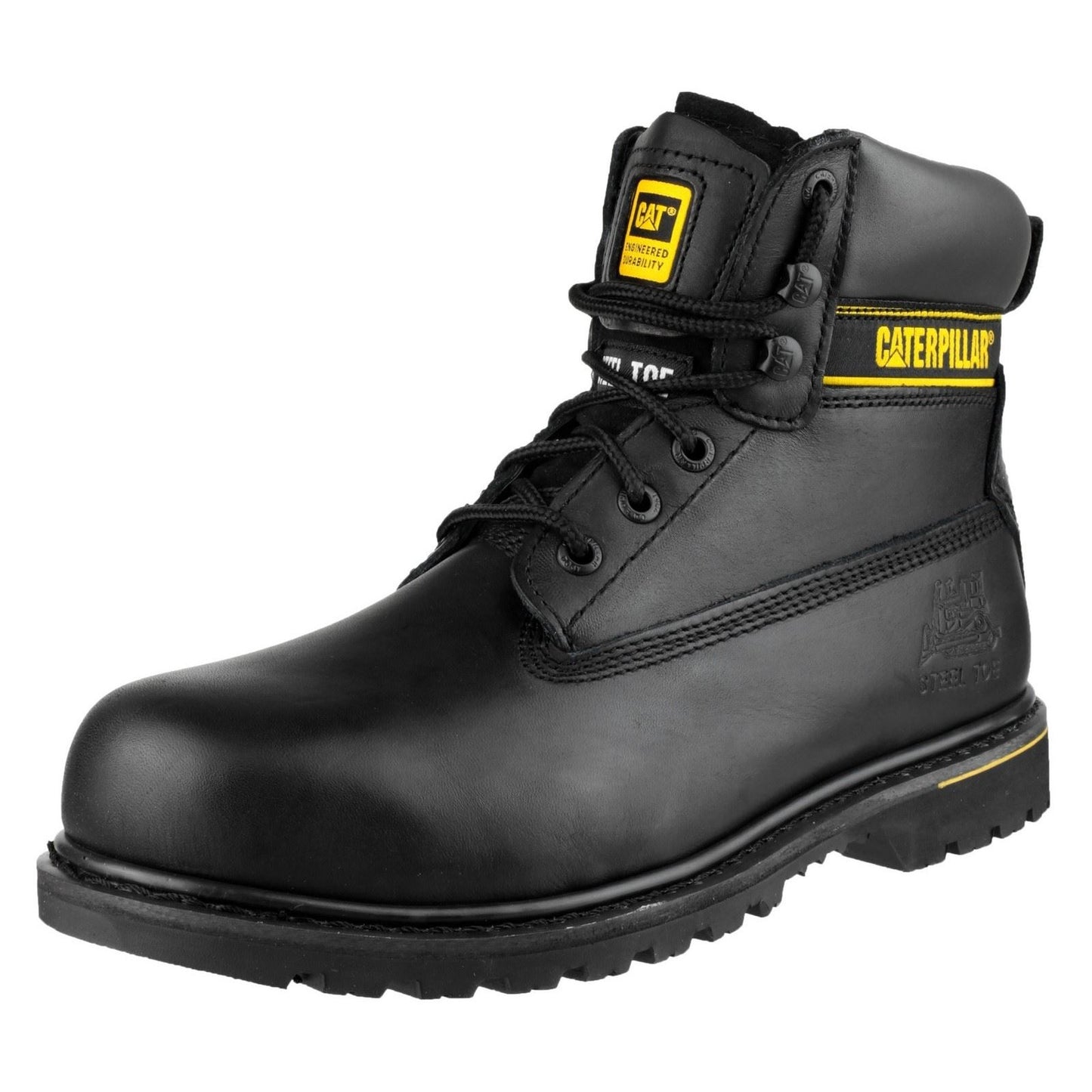 Caterpillar Men's Holton Safety Boot in Black