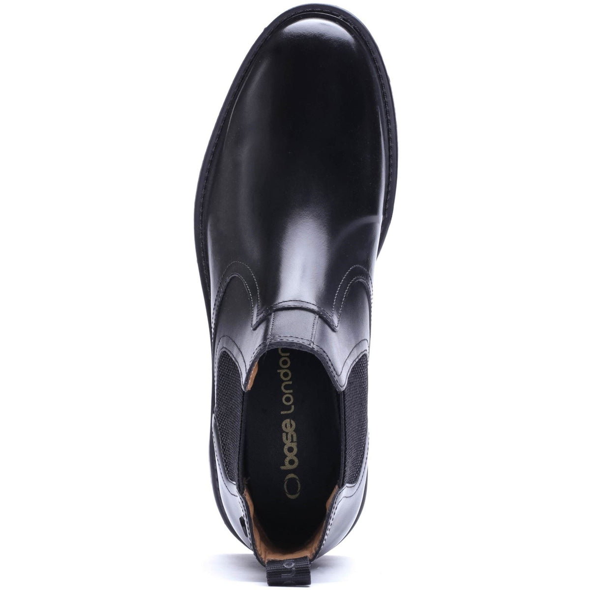 Base London Smith Leather Men's Black Boots