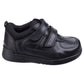 Hush Puppies Liam Infant Leather Boy's Black Shoes