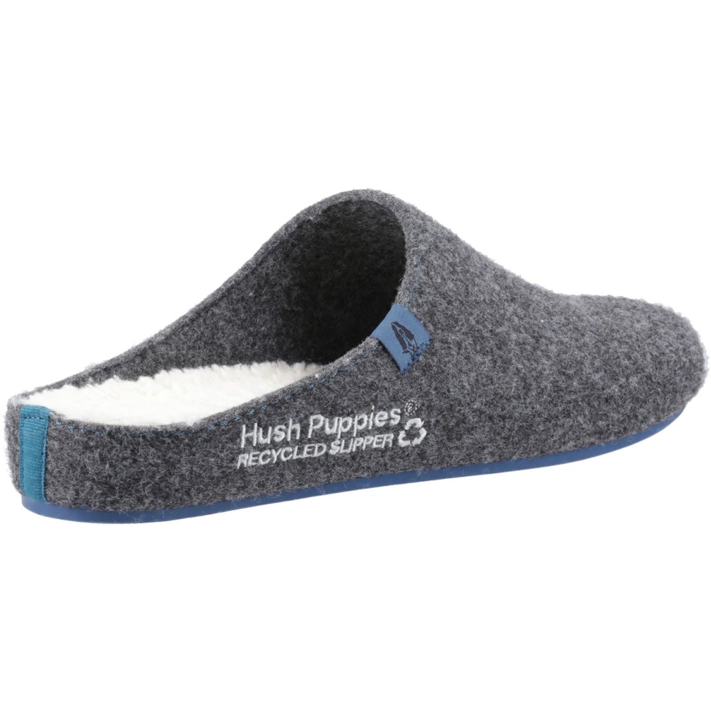 Hush Puppies The Good Slipper 90% Recycled RPET Polyester Men's Charcoal Slippers