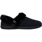 Skechers Cozy Campfire Frosty Promise Polyester Women's Black Slippers
