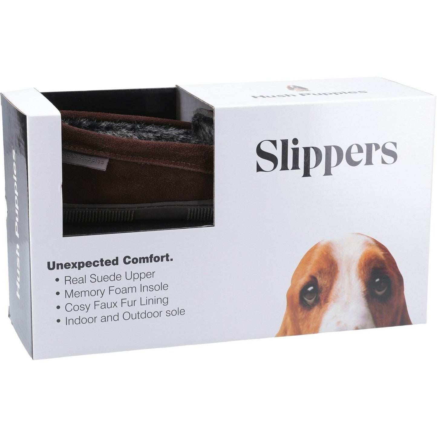 Hush Puppies Men's Ace Slipper in Chocolate