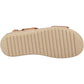 Hush Puppies Ebony Woven Leather Women's Tan Sandals